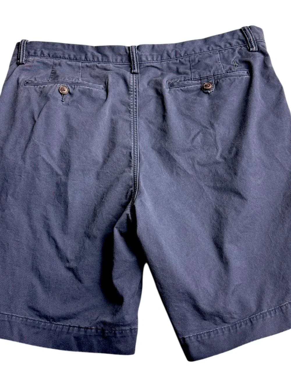 Polo Ralph Lauren Mens 35 Chino Shorts Stretch Classic Fit Navy Blue 38” Waist